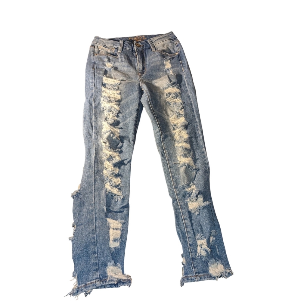 Rue21 Destressed Curvy Mom Jeans Size 4